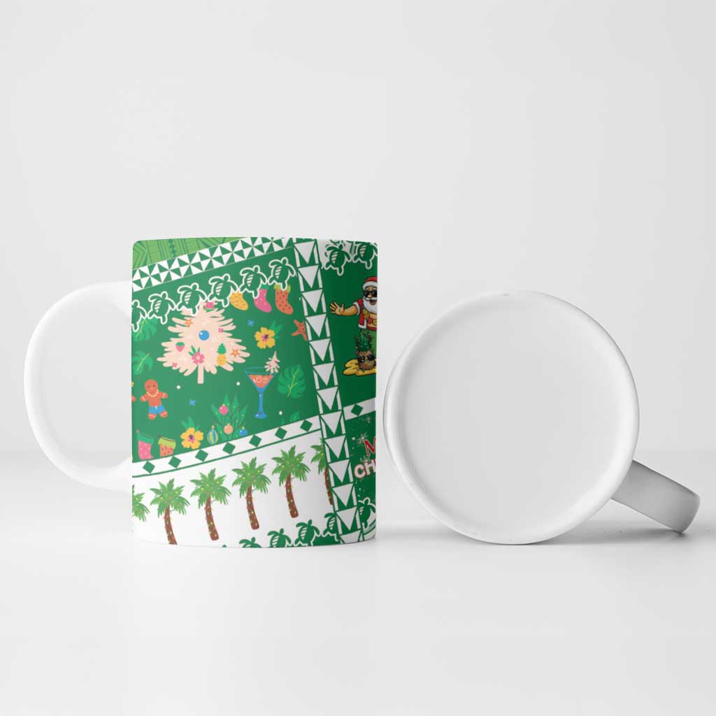Norfolk Island Christmas Ceramic Mug Festive Beach Vibes - Polynesian Pride