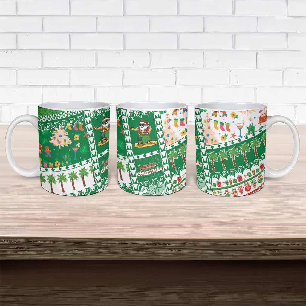 Norfolk Island Christmas Ceramic Mug Festive Beach Vibes - Polynesian Pride