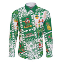 Norfolk Island Christmas Family Matching Short Sleeve Bodycon Dress and Hawaiian Shirt Festive Beach Vibes - Polynesian Pride