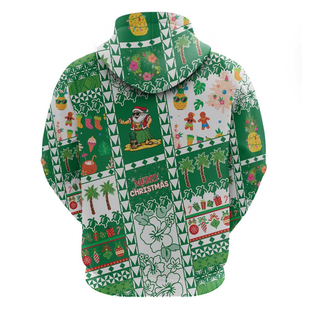 Norfolk Island Christmas Hoodie Festive Beach Vibes - Polynesian Pride