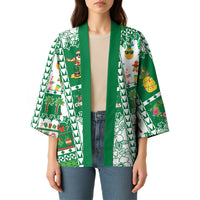 Norfolk Island Christmas Kimono Festive Beach Vibes - Polynesian Pride