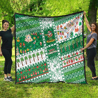 Norfolk Island Christmas Quilt Festive Beach Vibes - Polynesian Pride