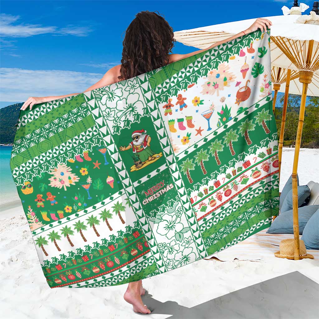 Norfolk Island Christmas Sarong Festive Beach Vibes - Polynesian Pride