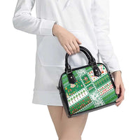 Norfolk Island Christmas Shoulder Handbag Festive Beach Vibes - Polynesian Pride