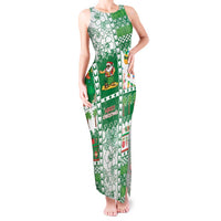 Norfolk Island Christmas Tank Maxi Dress Festive Beach Vibes - Polynesian Pride