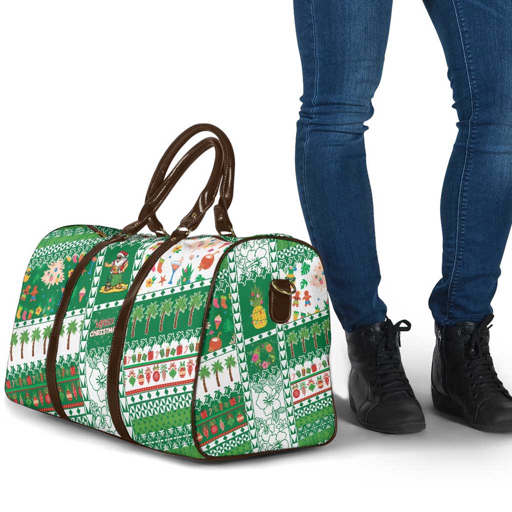 Norfolk Island Christmas Travel Bag Festive Beach Vibes - Polynesian Pride