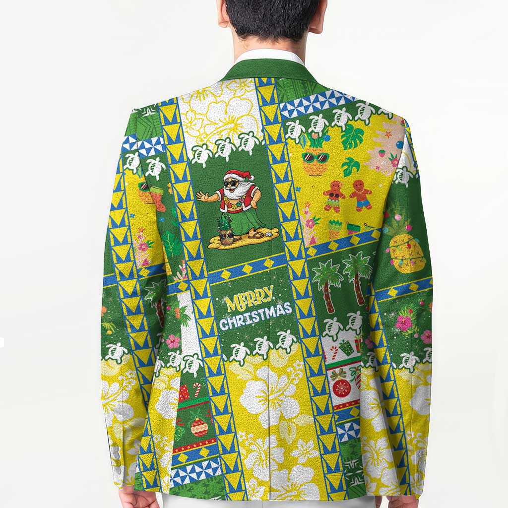 Pitcairn Islands Christmas Blazer Festive Beach Vibes - Polynesian Pride