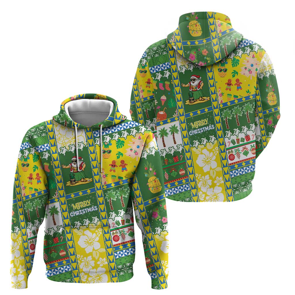 Pitcairn Islands Christmas Hoodie Festive Beach Vibes LT05 - Polynesian Pride