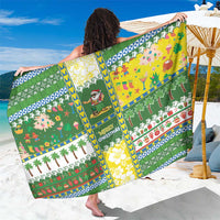 Pitcairn Islands Christmas Sarong Festive Beach Vibes LT05 One Size 44 x 66 inches Colorful - Polynesian Pride