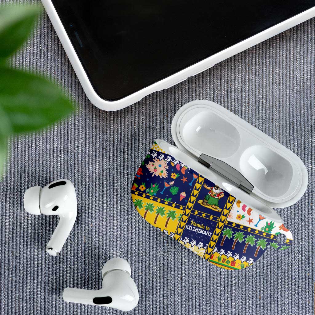 Tokelau Christmas AirPods Case Festive Beach Vibes - Polynesian Pride