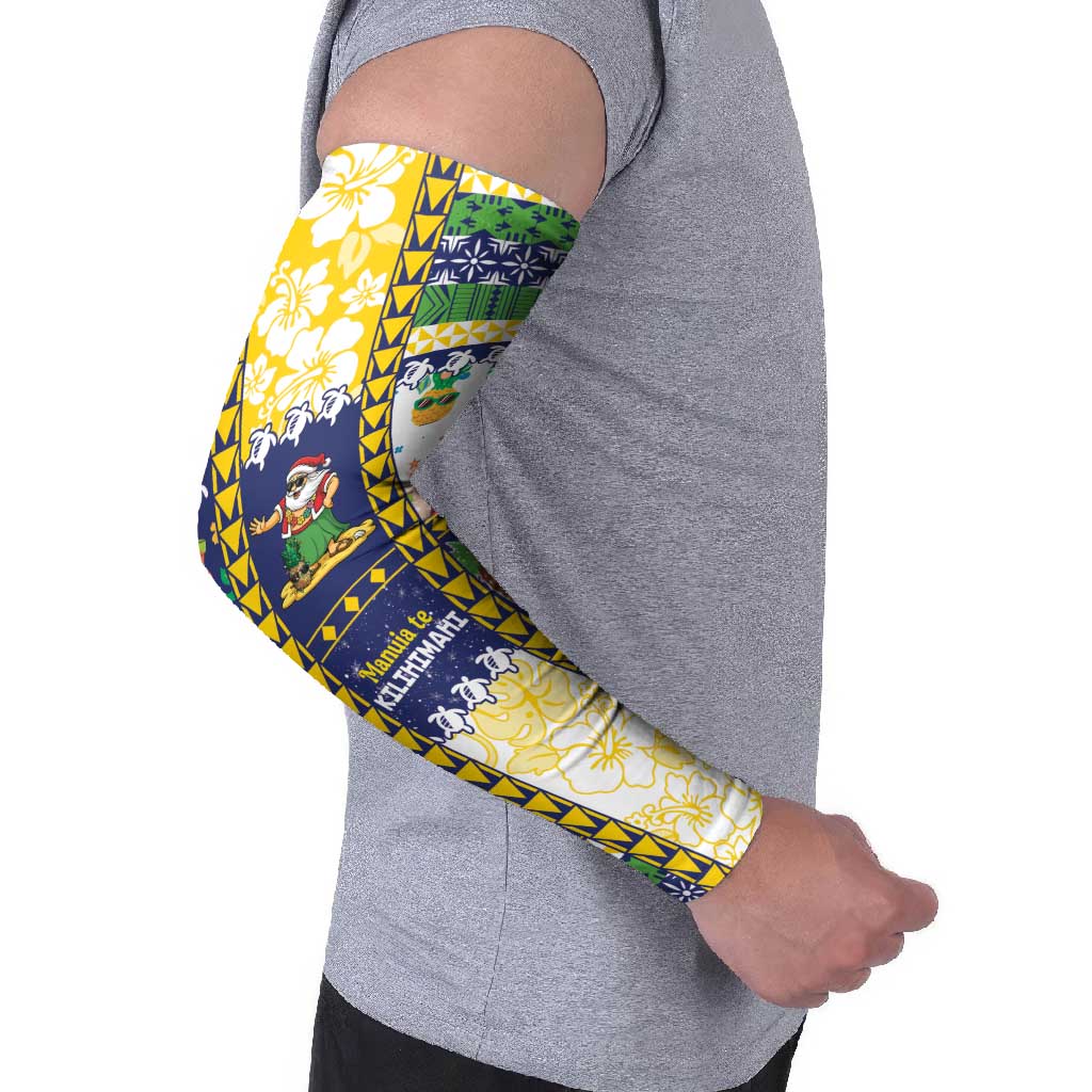 Tokelau Christmas Arm Sleeves Festive Beach Vibes - Polynesian Pride