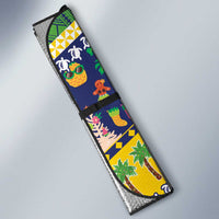 Tokelau Christmas Auto Sun Shade Festive Beach Vibes - Polynesian Pride