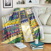 Tokelau Christmas Blanket Festive Beach Vibes - Polynesian Pride