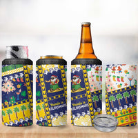 Tokelau Christmas 4 in 1 Can Cooler Tumbler Festive Beach Vibes - Polynesian Pride