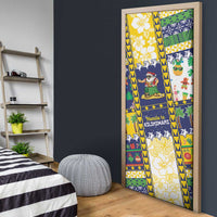 Tokelau Christmas Door Cover Festive Beach Vibes - Polynesian Pride
