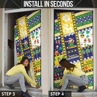 Tokelau Christmas Door Cover Festive Beach Vibes - Polynesian Pride