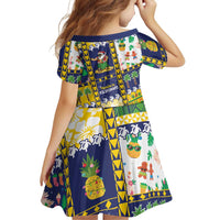 Tokelau Christmas Family Matching Long Sleeve Bodycon Dress and Hawaiian Shirt Festive Beach Vibes - Polynesian Pride