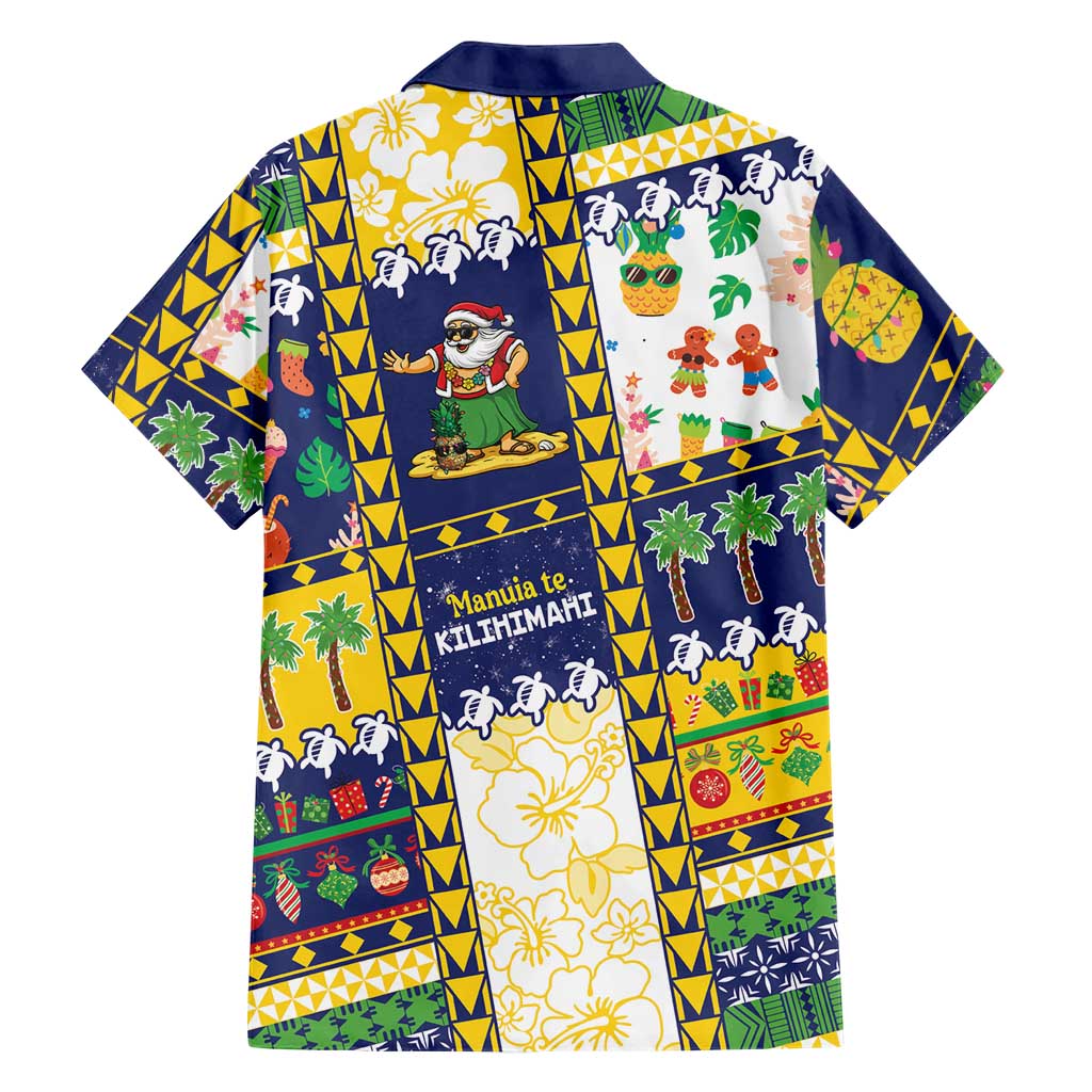 Tokelau Christmas Family Matching Long Sleeve Bodycon Dress and Hawaiian Shirt Festive Beach Vibes - Polynesian Pride