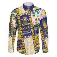 Tokelau Christmas Family Matching Puletasi and Hawaiian Shirt Festive Beach Vibes - Polynesian Pride