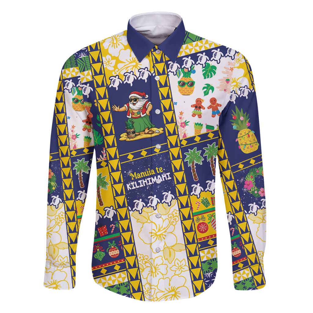 Tokelau Christmas Family Matching Summer Maxi Dress and Hawaiian Shirt Festive Beach Vibes - Polynesian Pride