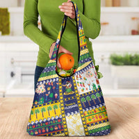 Tokelau Christmas Grocery Bag Festive Beach Vibes - Polynesian Pride