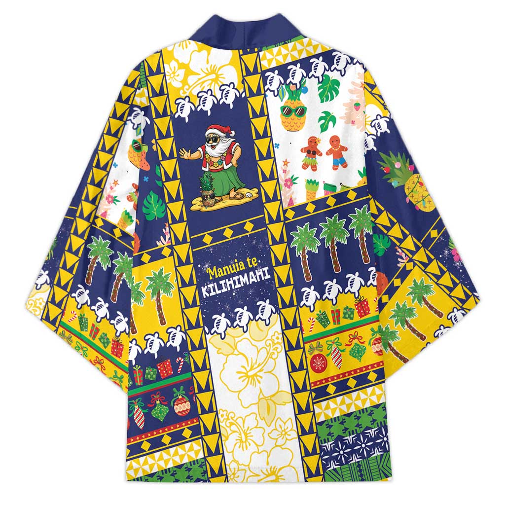 Tokelau Christmas Kimono Festive Beach Vibes - Polynesian Pride