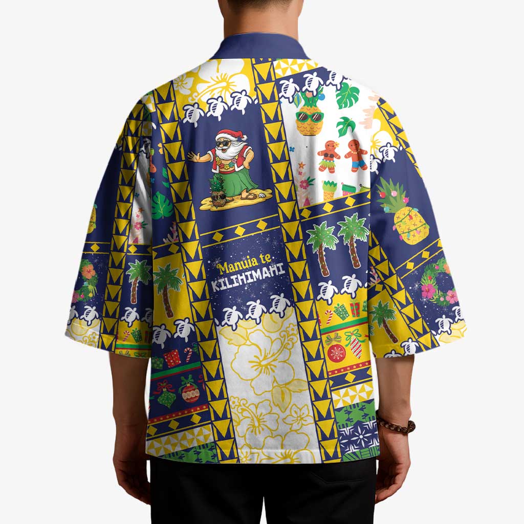 Tokelau Christmas Kimono Festive Beach Vibes - Polynesian Pride