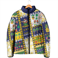 Tokelau Christmas Padded Jacket Festive Beach Vibes - Polynesian Pride