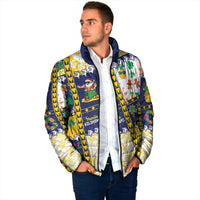 Tokelau Christmas Padded Jacket Festive Beach Vibes - Polynesian Pride