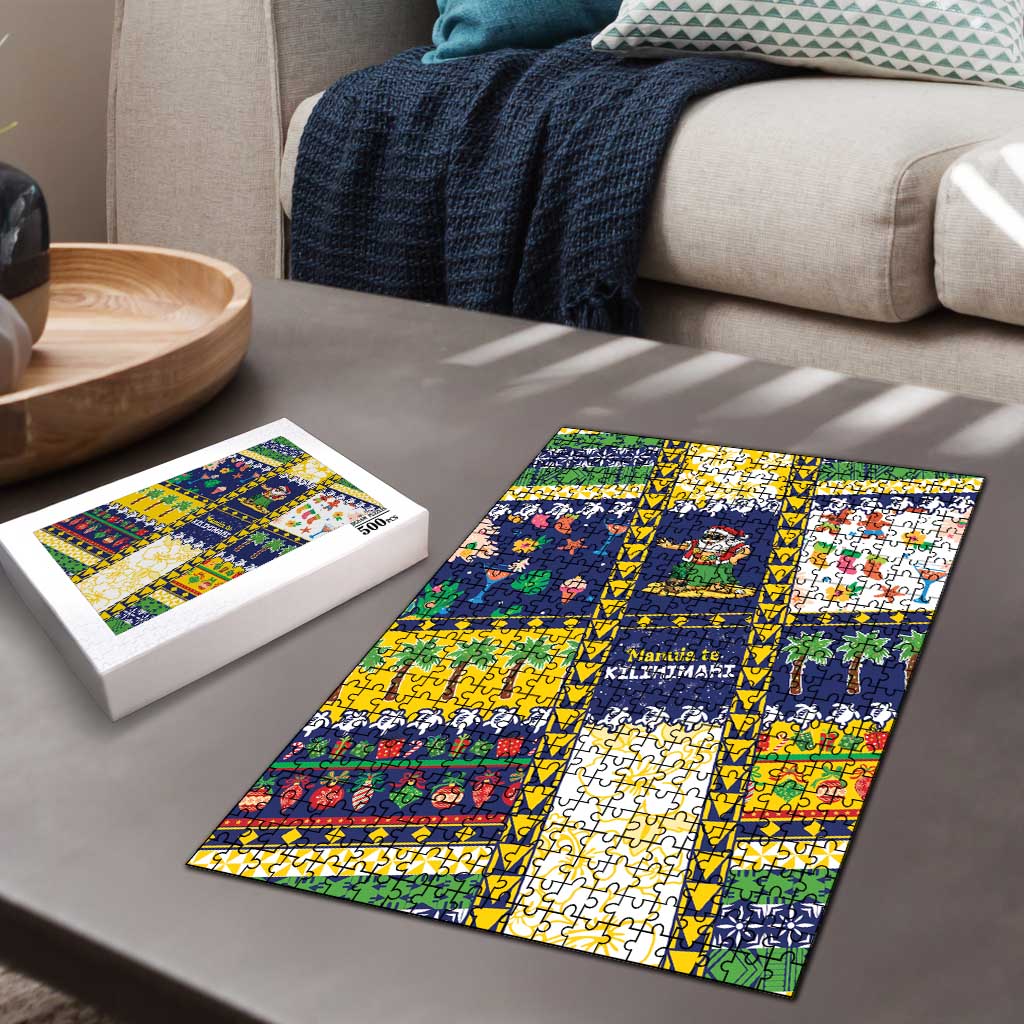 Tokelau Christmas Puzzle Festive Beach Vibes - Polynesian Pride