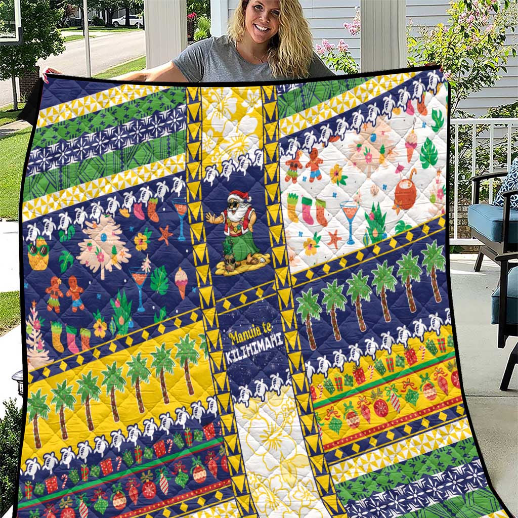 Tokelau Christmas Quilt Festive Beach Vibes - Polynesian Pride