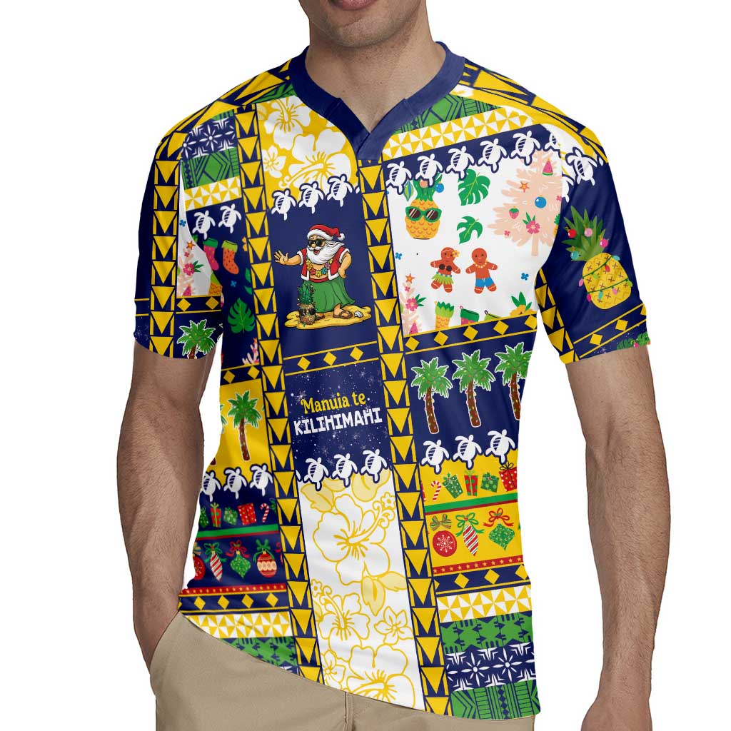 Tokelau Christmas Rugby Jersey Festive Beach Vibes - Polynesian Pride
