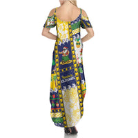 Tokelau Christmas Summer Maxi Dress Festive Beach Vibes - Polynesian Pride