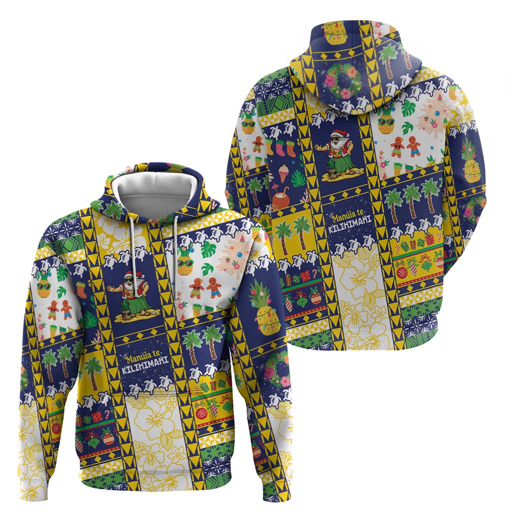 Tokelau Christmas Zip Hoodie Festive Beach Vibes - Polynesian Pride