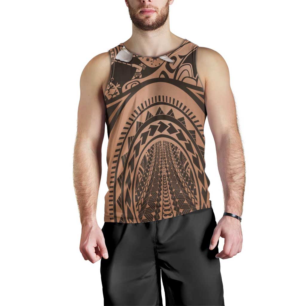 Polynesia Maui Tattoo Inspired Cosplay Costume Men Tank Top