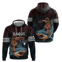 Hawaii Ikaika Hoodie Hawaiian Mythic Koa Tribal Warrior