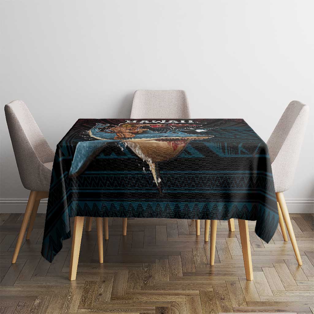 Hawaii Ikaika Tablecloth Hawaiian Mythic Koa Tribal Warrior
