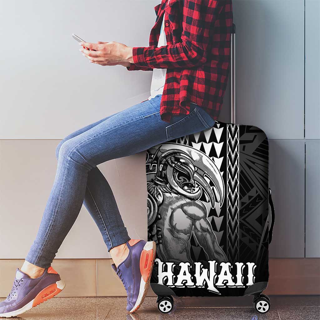 Hawaiian Ikaika Warrior Luggage Cover Tribal Pattern
