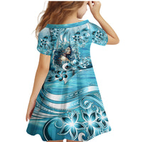 Hawaii Namaka Goddess Of The Sea Family Matching Mermaid Dress and Hawaiian Shirt Polynesian Style LT05 - Polynesian Pride