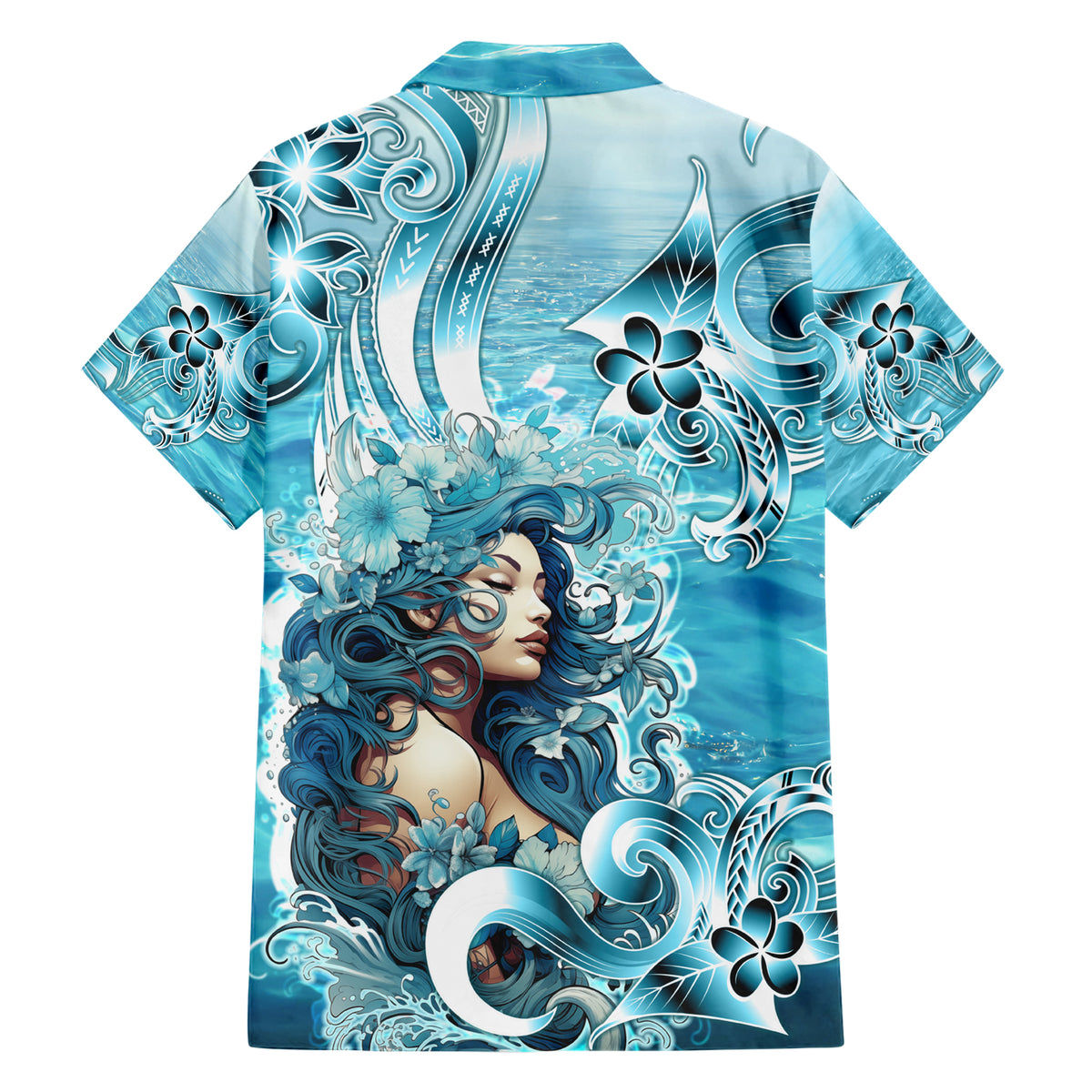 Hawaii Namaka Goddess Of The Sea Hawaiian Shirt Polynesian Style LT05 - Polynesian Pride