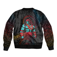 Hawaiian Demigod Maui Bomber Jacket Polynesian Mythology LT05 - Polynesian Pride