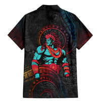 Hawaiian Demigod Maui Family Matching Mermaid Dress and Hawaiian Shirt Polynesian Mythology LT05 - Polynesian Pride