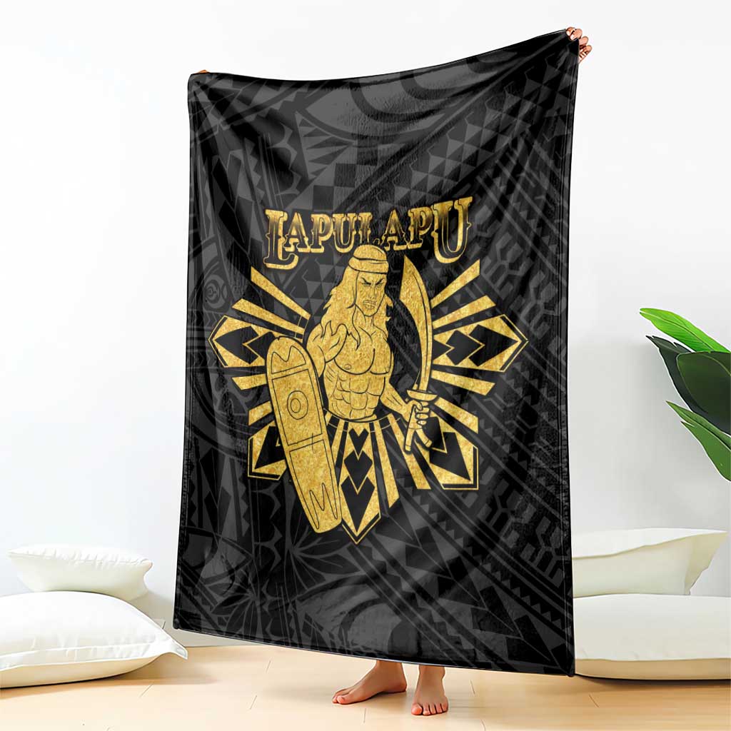 Philippines Tribal Blanket King Lapu Lapu Gold Version