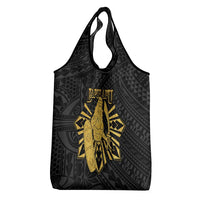 Philippines Tribal Grocery Bag King Lapu Lapu Gold Version