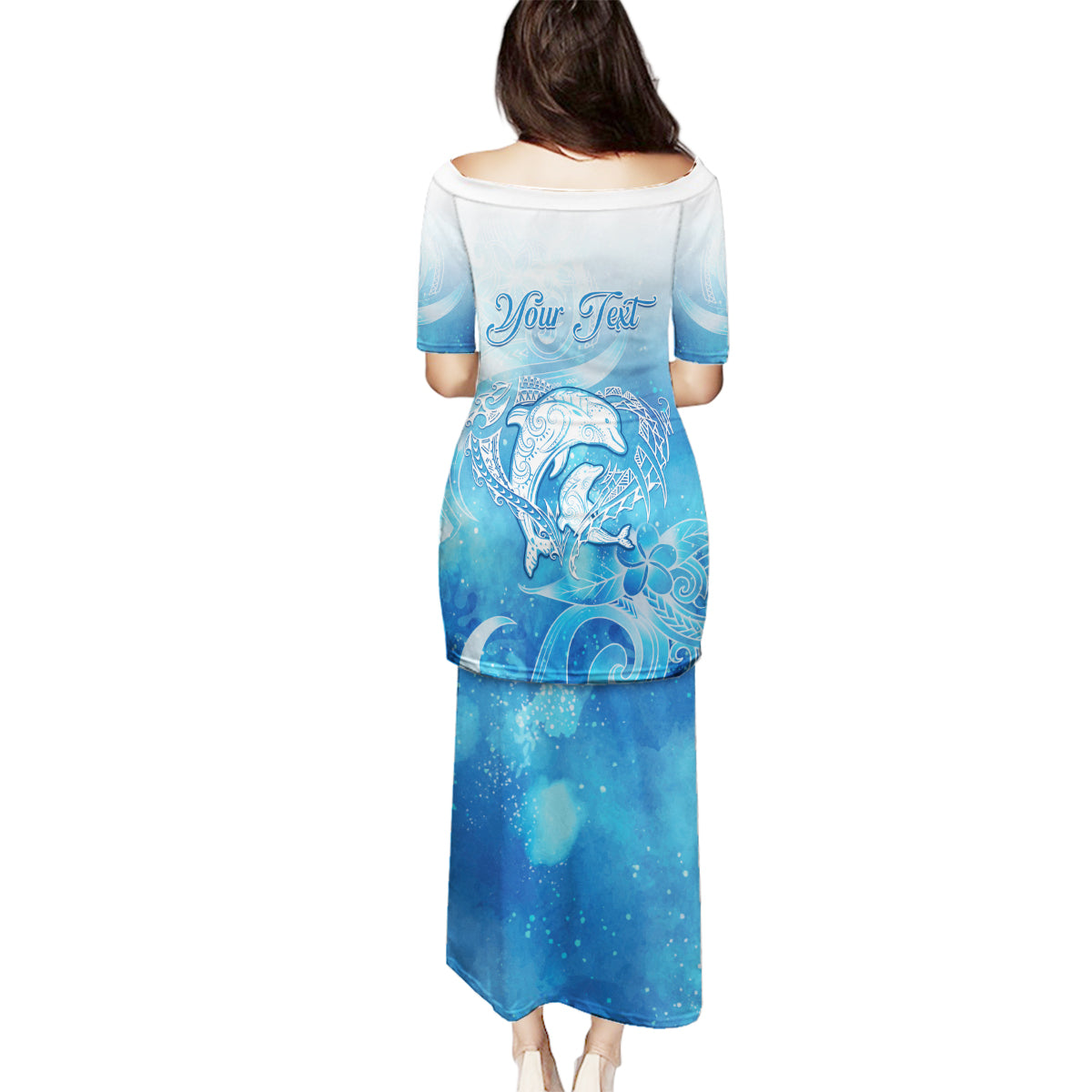 Mother's Love Is Deeper Than Ocean Family Matching Puletasi and Hawaiian Shirt Polynesian Style