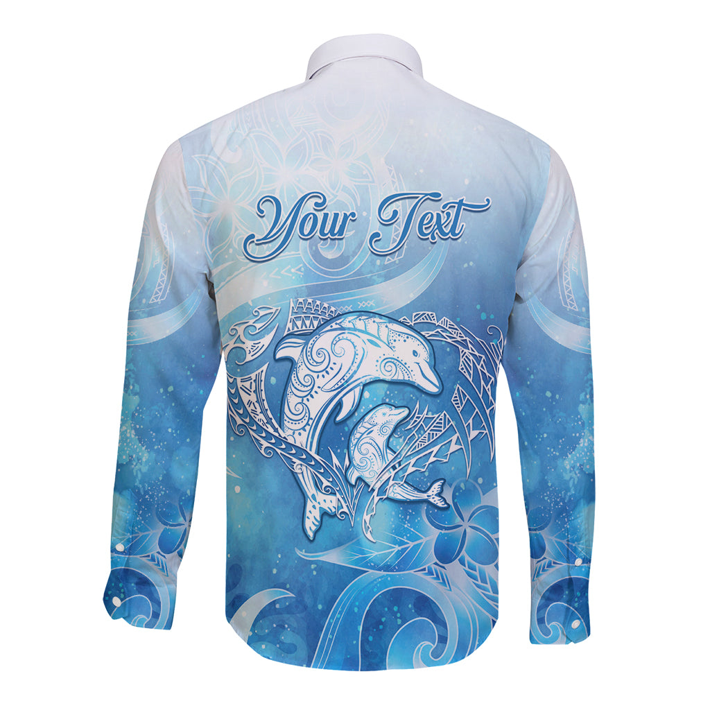 Mother's Love Is Deeper Than Ocean Long Sleeve Button Shirt Polynesian Style LT05 - Polynesian Pride