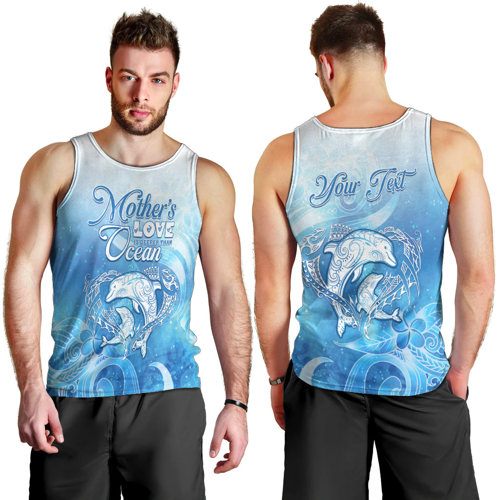Mother's Love Is Deeper Than Ocean Men Tank Top Polynesian Style