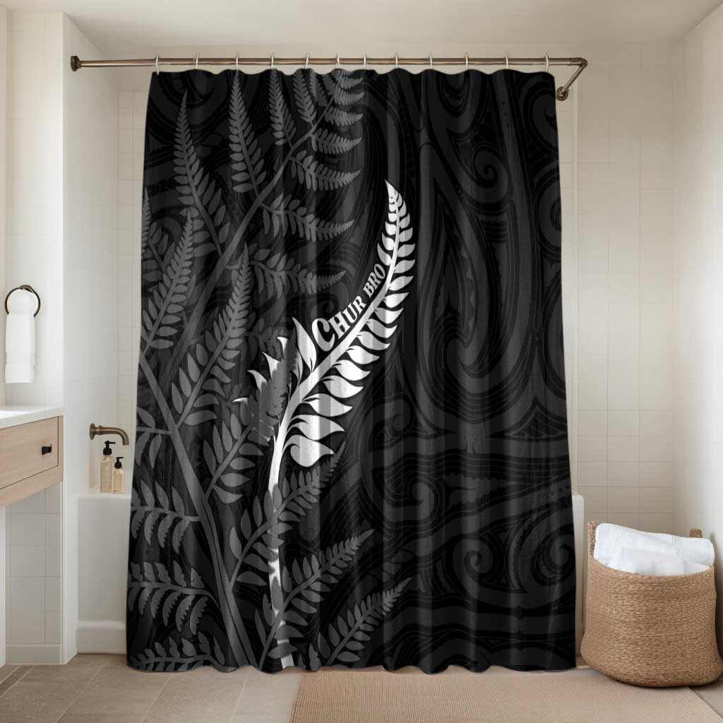 New Zealand Chur Bro Bathroom Set Maori Koru With Silver Fern