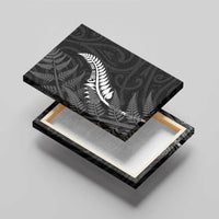 New Zealand Chur Bro Canvas Wall Art Maori Koru With Silver Fern