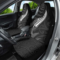 New Zealand Chur Bro Car Seat Cover Maori Koru With Silver Fern LT05 - Polynesian Pride